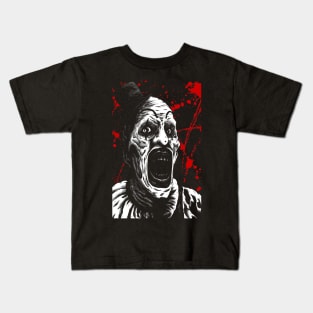 Art the clown terrifier slasher horror movies Kids T-Shirt